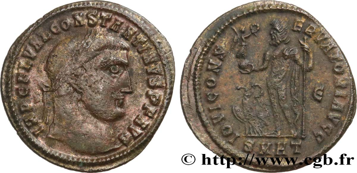 CONSTANTINUS I DER GROßE Follis ou nummus fSS/fVZ