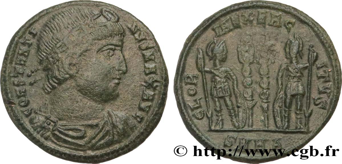 CONSTANTINE I THE GREAT Centenionalis ou nummus AU