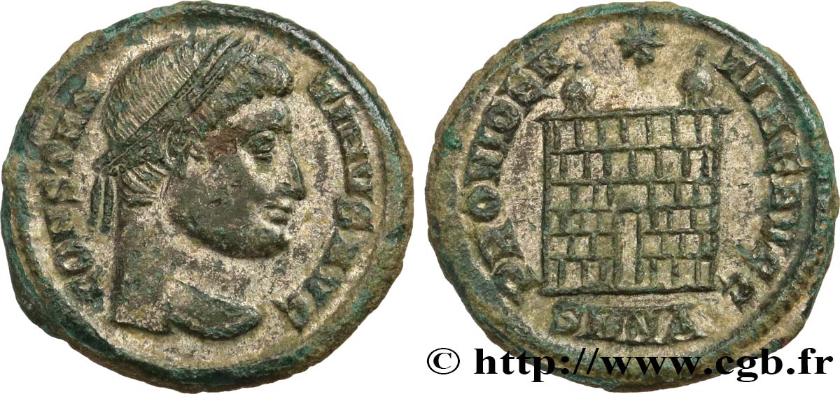 CONSTANTINE I THE GREAT Centenionalis ou nummus AU