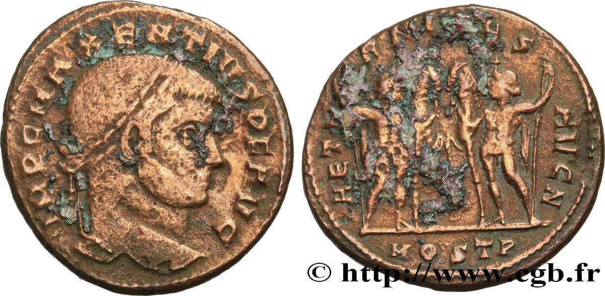 MAXENTIUS Follis ou nummus fSS