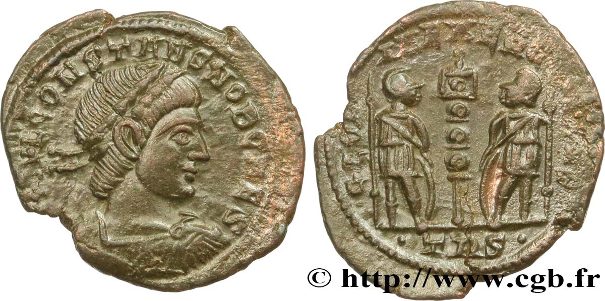 CONSTANTIUS II Centenionalis ou nummus VZ