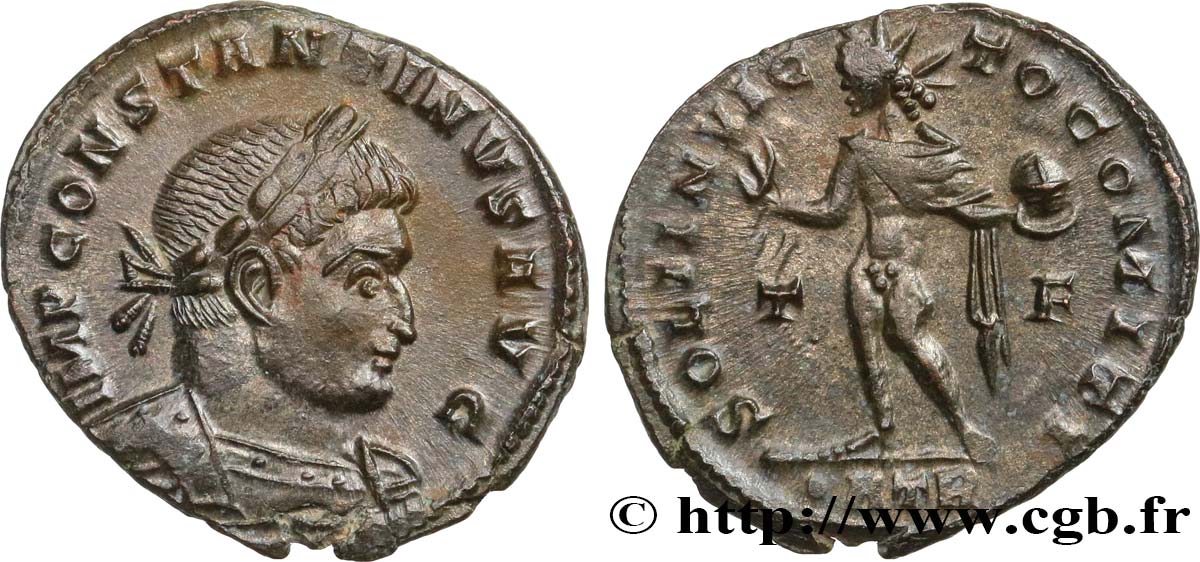 CONSTANTINE I THE GREAT Follis ou nummus MS/AU