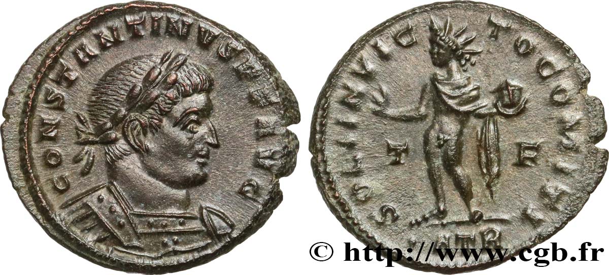 CONSTANTINO I EL MAGNO Follis ou nummus EBC