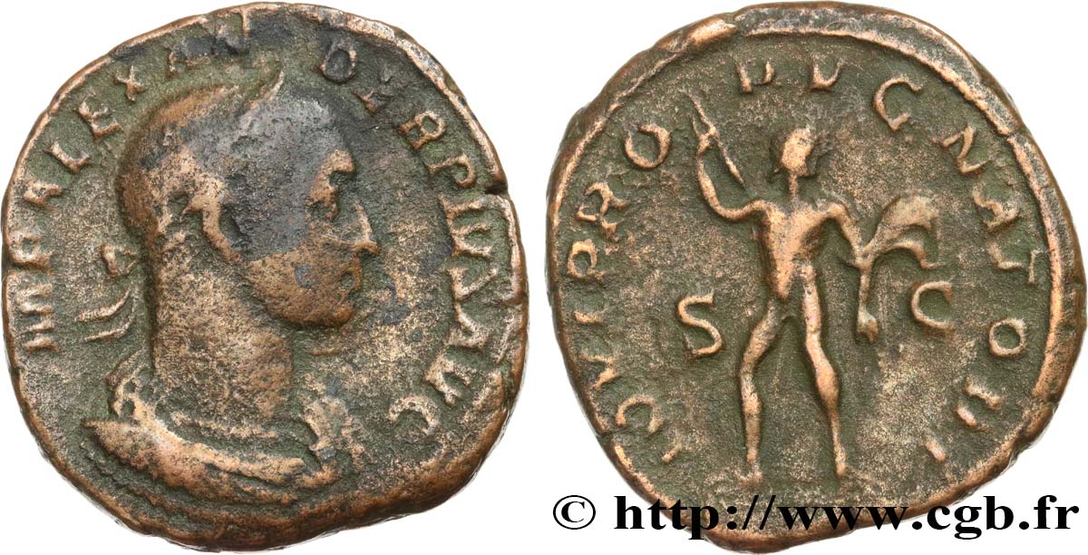ALEXANDRE SÉVÈRE Sesterce TB