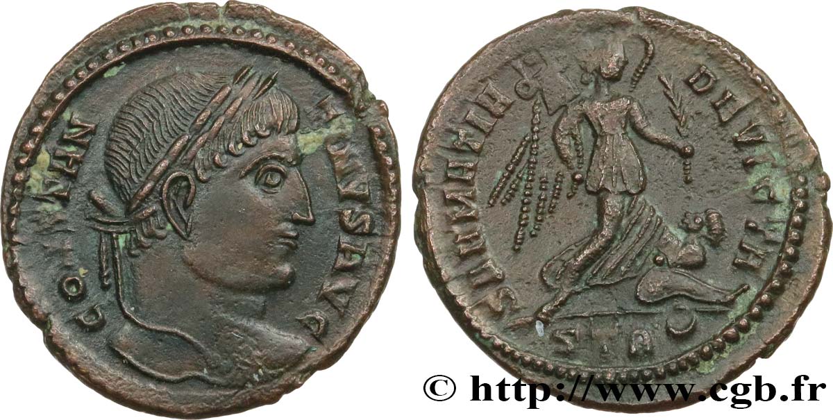 CONSTANTINE I THE GREAT Centenionalis ou nummus AU