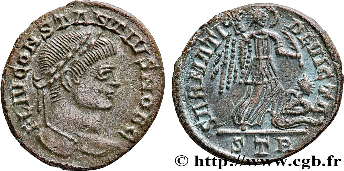 CONSTANTIUS II Centenionalis ou nummus AU