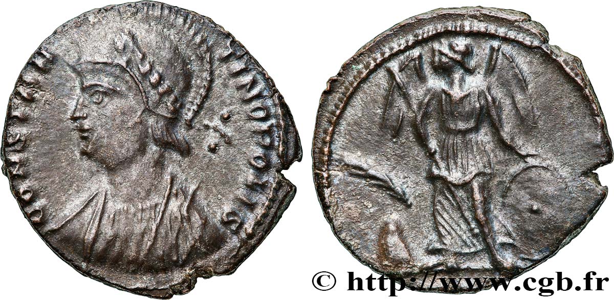 CONSTANTINOPOLIS Centenionalis ou nummus EBC