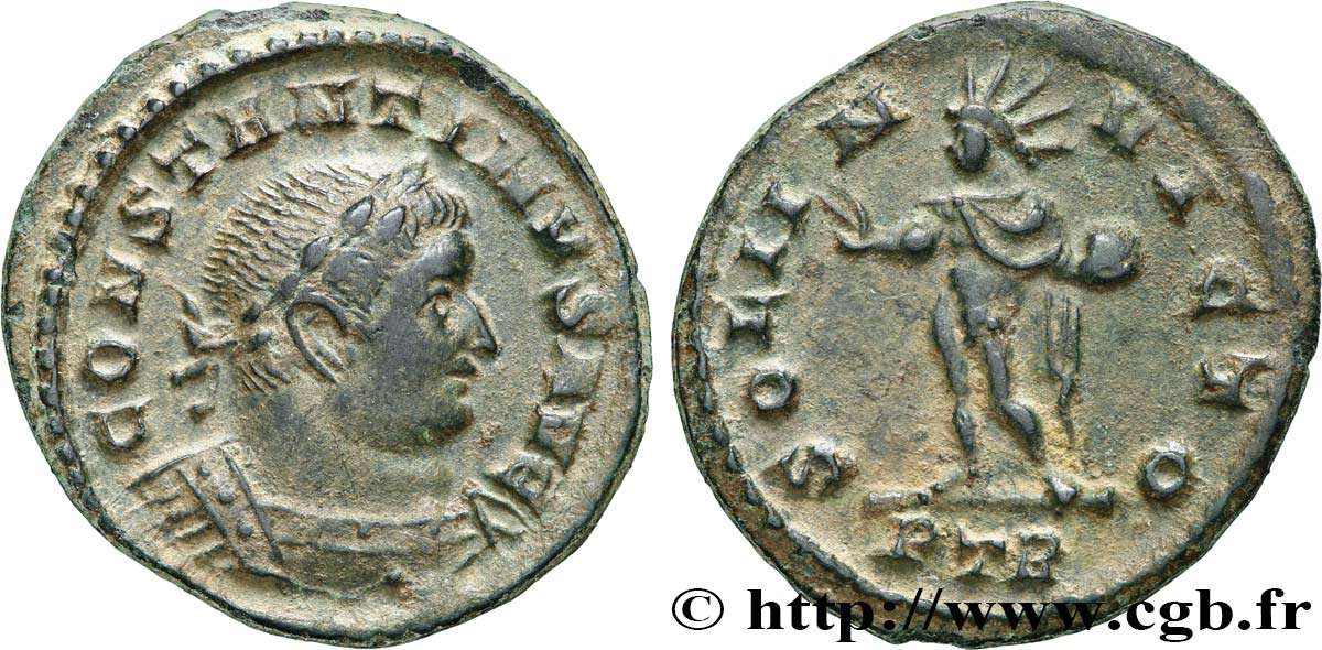 CONSTANTINE I THE GREAT Demi-follis ou demi-nummus AU/AU