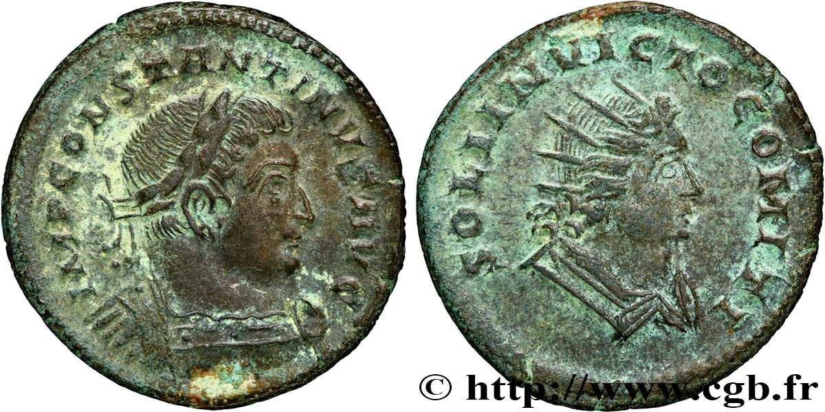 COSTANTINO I IL GRANDE Follis ou nummus SPL