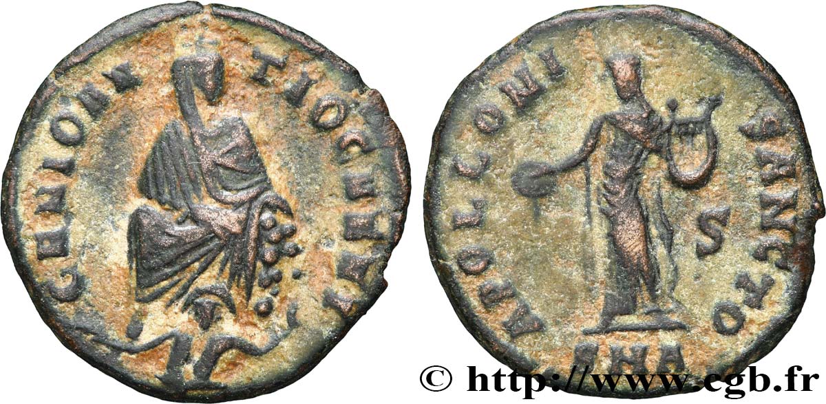 ANTIOCHIA Demi-follis ou demi-nummus fVZ/SS