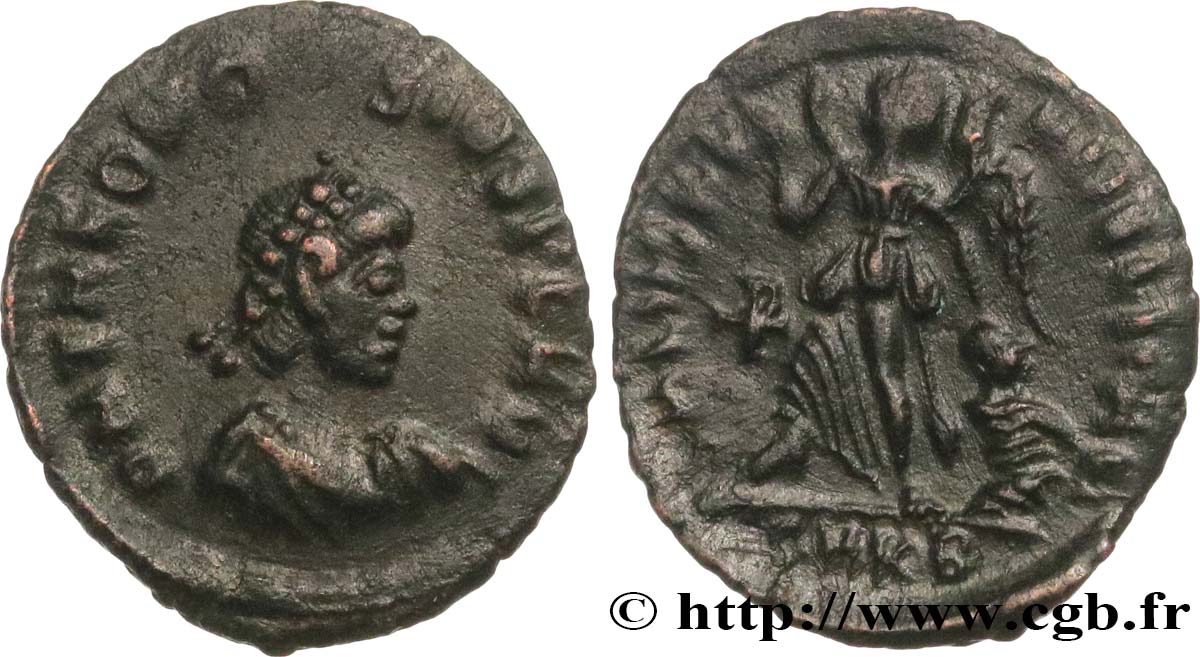 THEODOSIUS I Nummus AU
