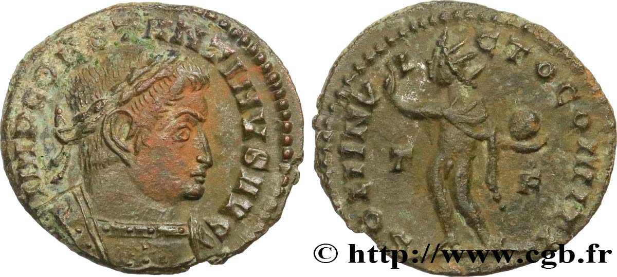 CONSTANTINE I THE GREAT Follis ou nummus AU/XF