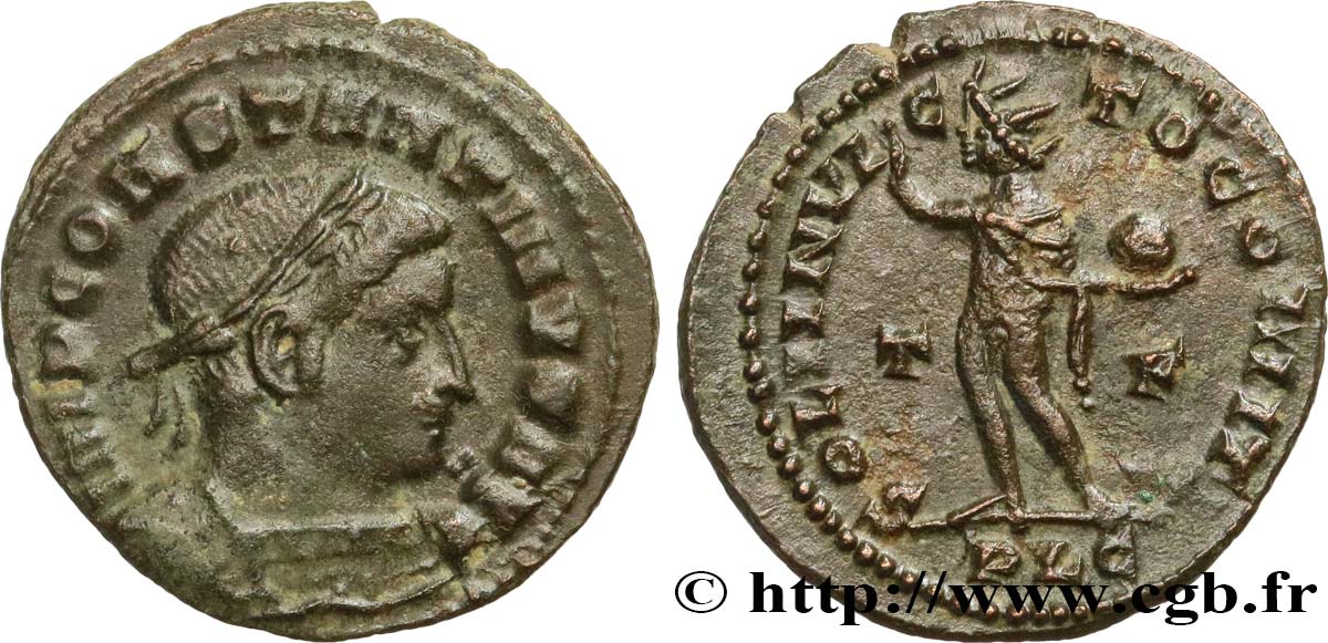 CONSTANTINO I EL MAGNO Follis ou nummus BC+/MBC