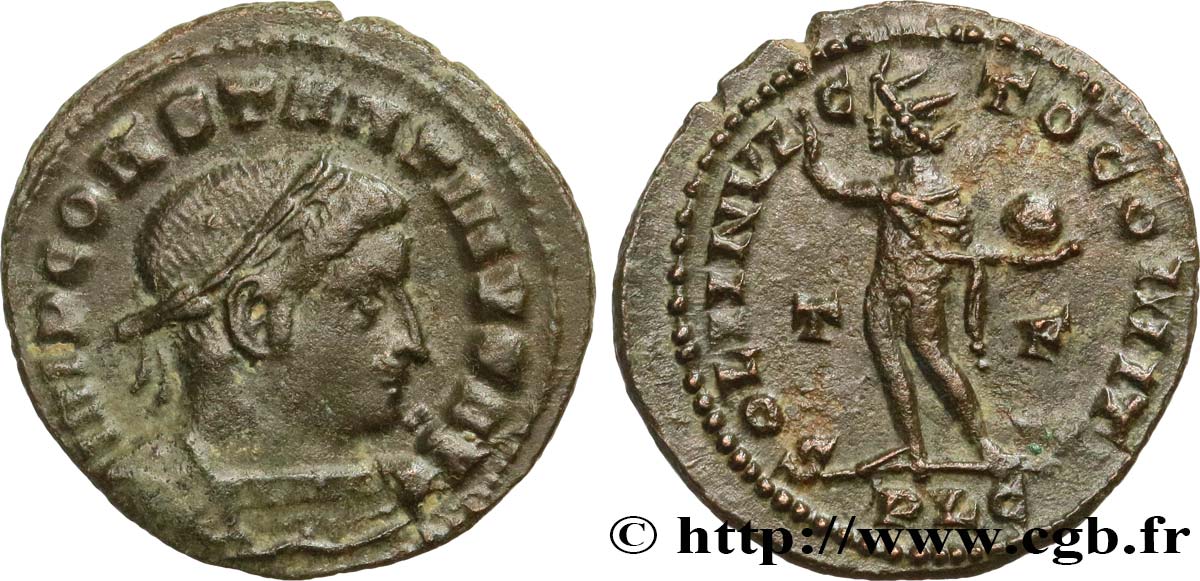 CONSTANTINE I THE GREAT Follis ou nummus VF/XF