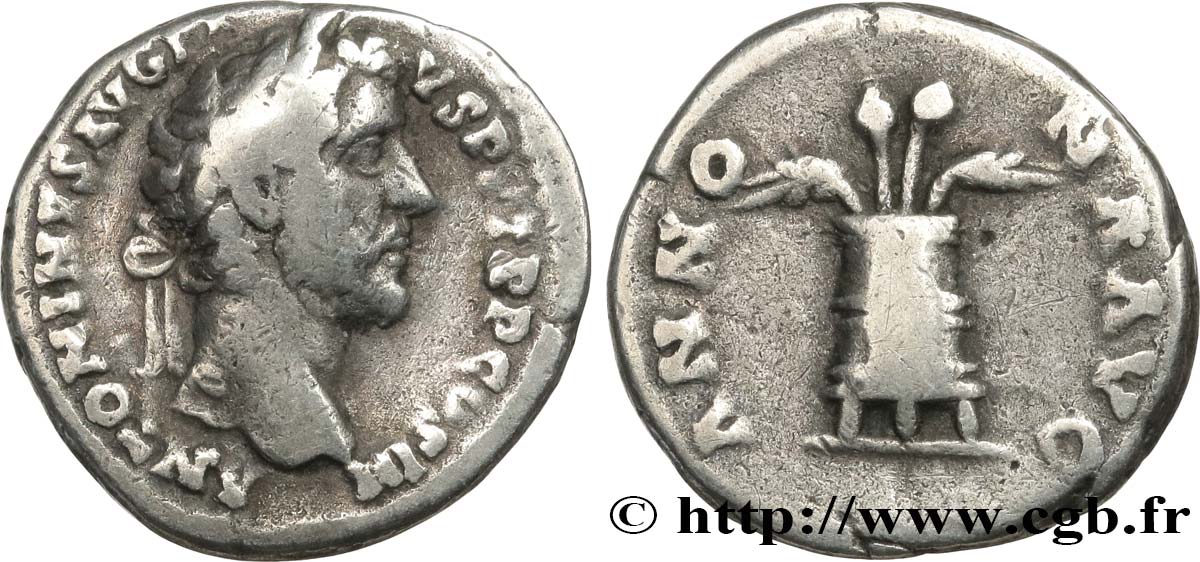 ANTONINUS PIUS Denier fSS