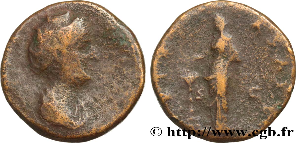 FAUSTINA MAIOR Sesterce SGE