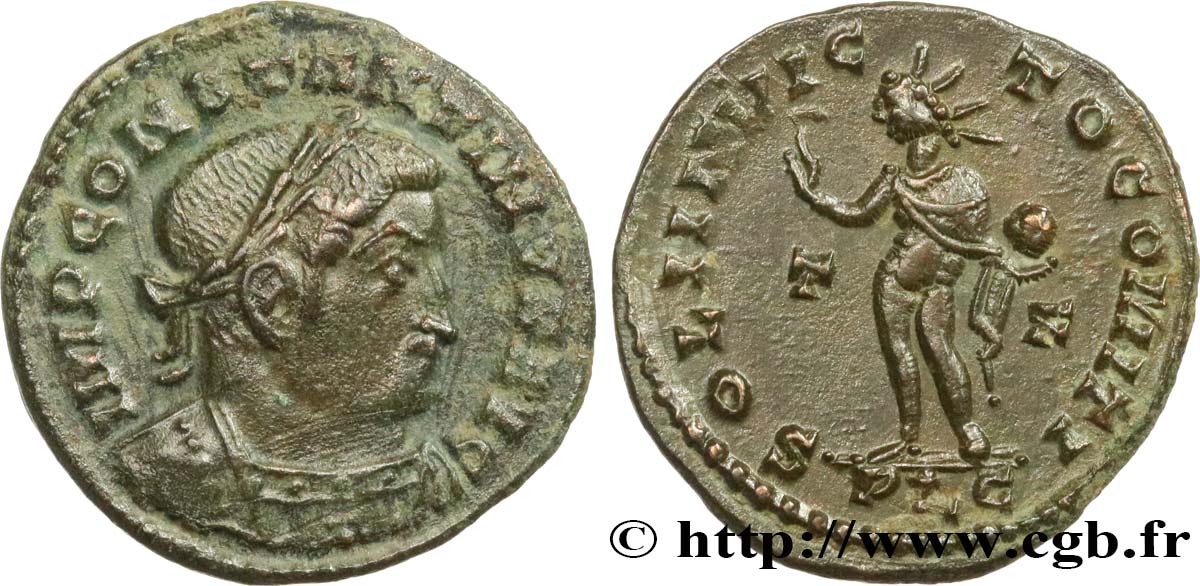 COSTANTINO I IL GRANDE Follis ou nummus BB/q.SPL