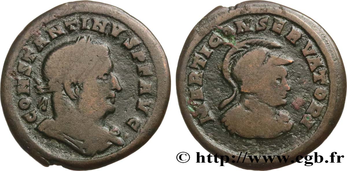 CONSTANTINUS I DER GROßE Follis ou nummus S