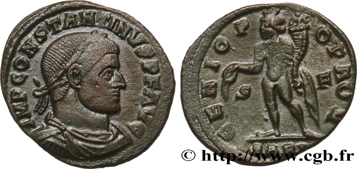 COSTANTINO I IL GRANDE Follis ou nummus SPL/q.SPL