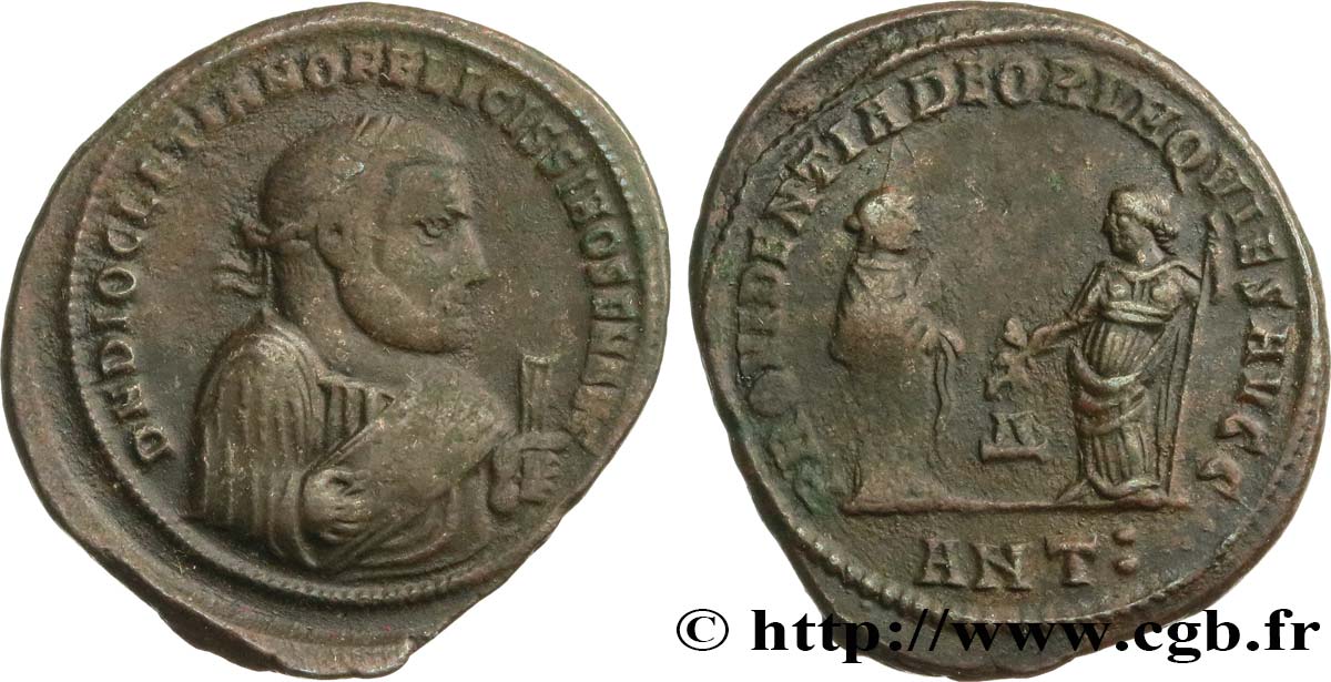 DIOCLÉTIEN Follis ou nummus TTB