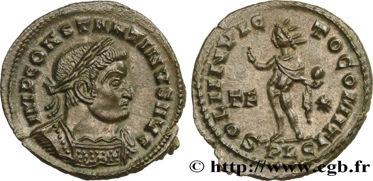 CONSTANTINE I THE GREAT Follis ou nummus MS