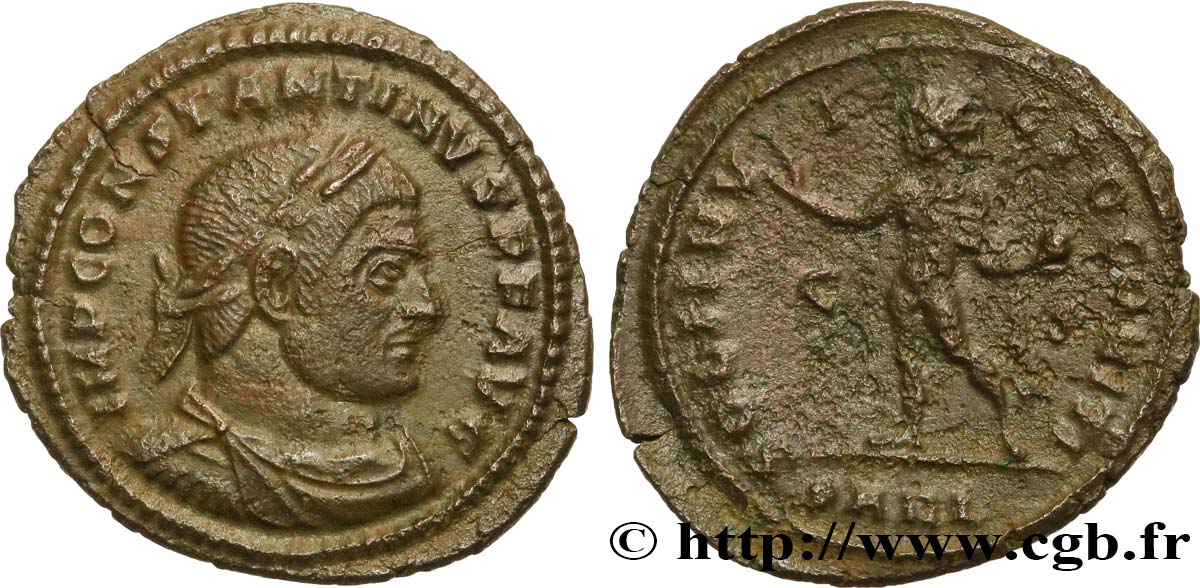 CONSTANTINE I THE GREAT Follis ou nummus XF/VF