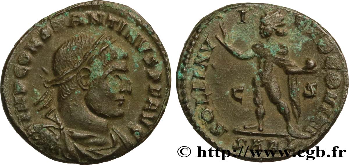CONSTANTIN Ier LE GRAND Follis ou nummus TTB+