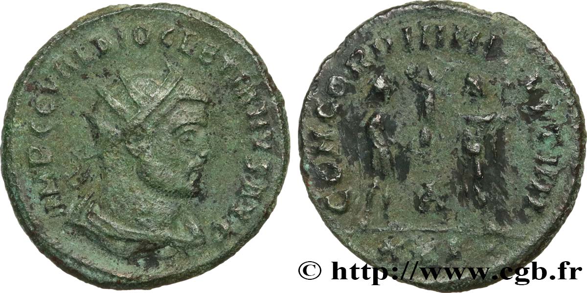 DIOCLEZIANO Aurelianus q.BB/MB