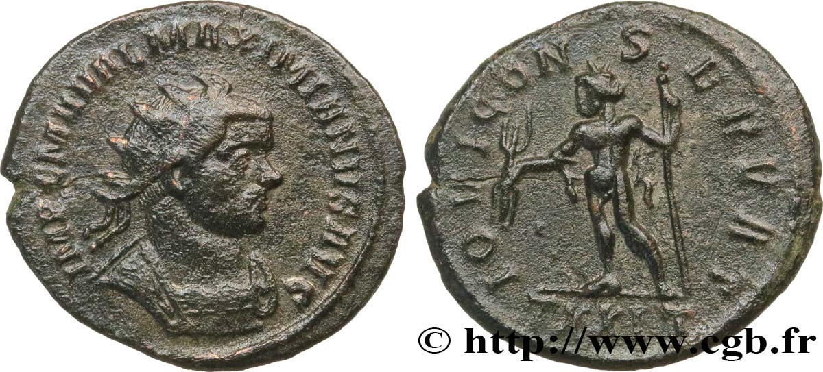 MAXIMIANUS HERCULIUS Aurelianus VF/XF