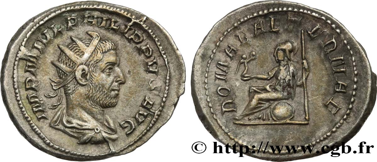 PHILIPPUS I. ARABS Antoninien VZ/fVZ