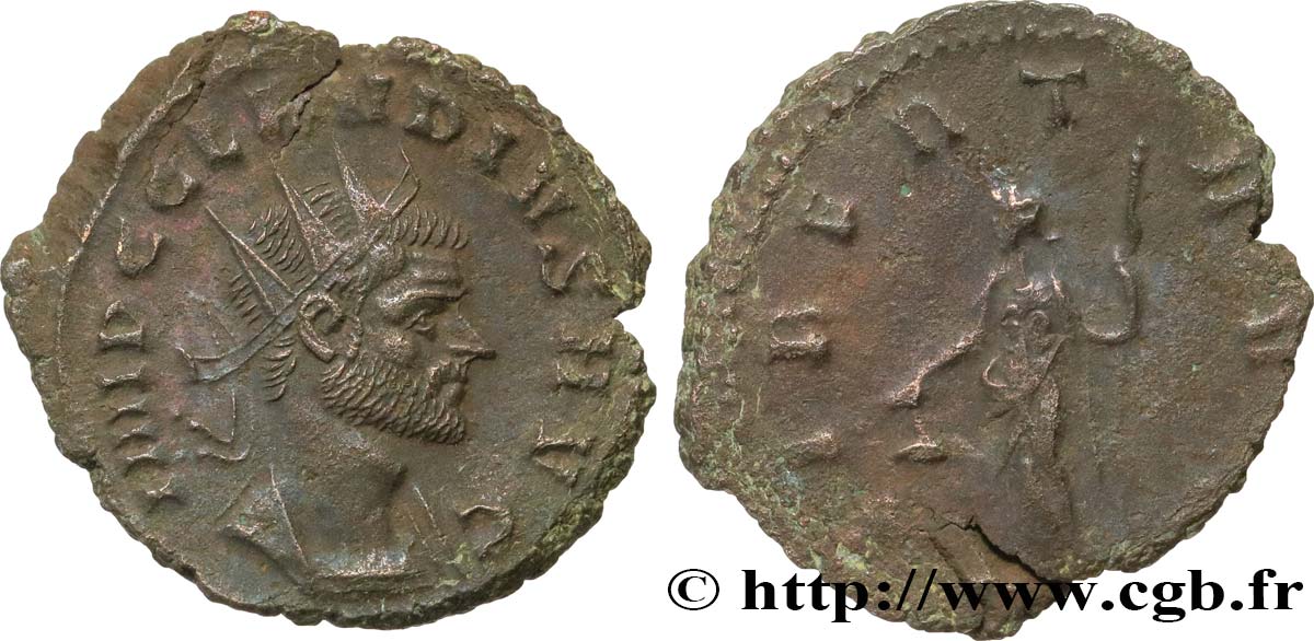 CLAUDIUS II GOTHICUS Antoninien fVZ/SS