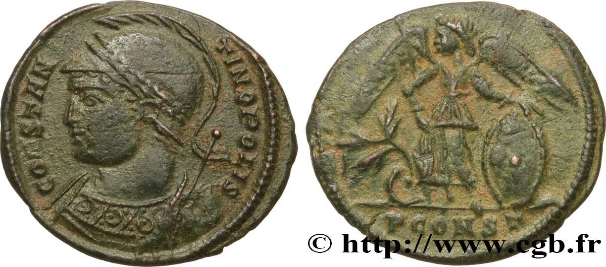 CONSTANTINOPOLIS Centenionalis ou nummus XF