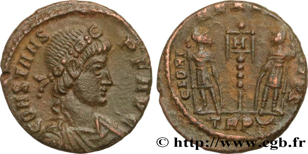 CONSTANS Centenionalis ou nummus AU
