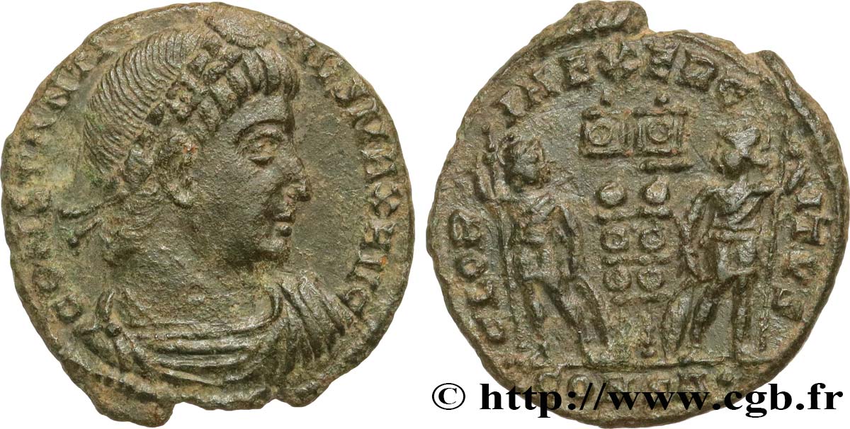 CONSTANTINE I THE GREAT Centenionalis ou nummus AU