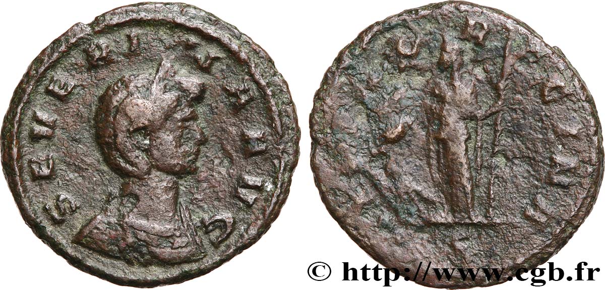 SEVERINA Sesterce q.BB/MB