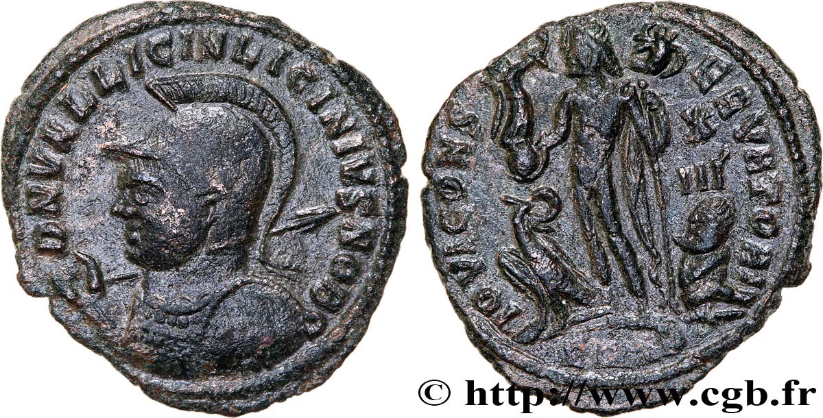 LICINIO II FIGLIO Follis ou nummus q.SPL