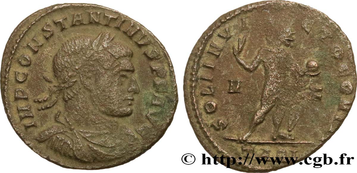 CONSTANTINE I THE GREAT Follis ou nummus VF