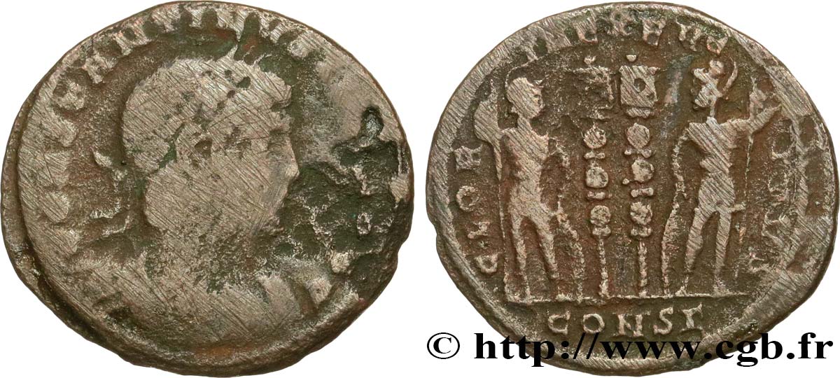 COSTANTINO II Centenionalis ou nummus MB/q.BB