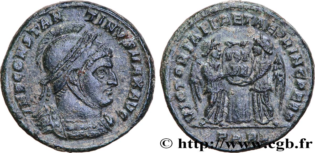 CONSTANTINE I THE GREAT Centenionalis ou nummus AU