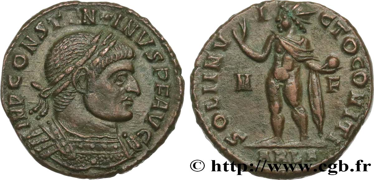 COSTANTINO I IL GRANDE Follis ou nummus SPL