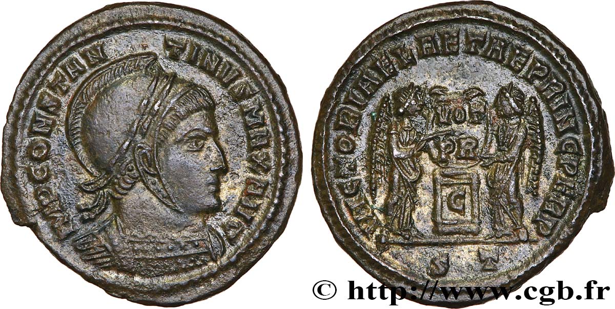 CONSTANTINE I THE GREAT Centenionalis ou nummus AU