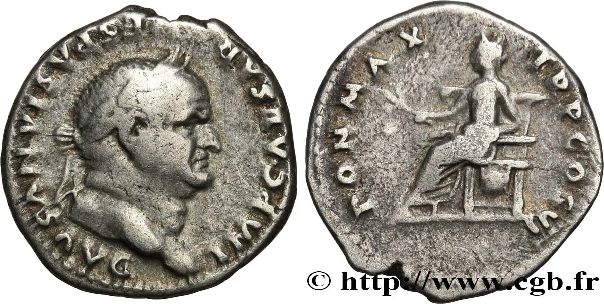 VESPASIAN Denier XF