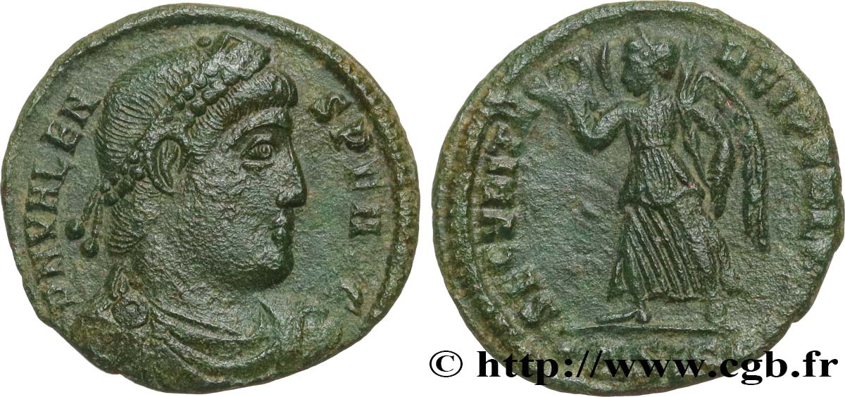 VALENS Nummus, (PB, Æ 3) SUP