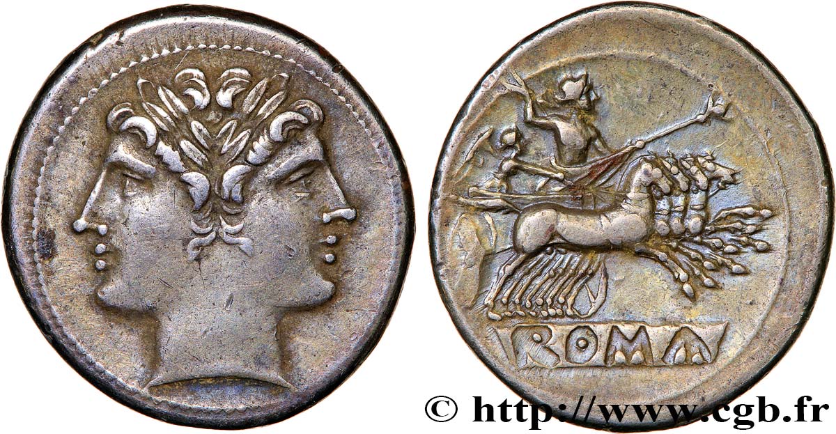 ROMAN REPUBLIC - ANONYMOUS Didrachme AU