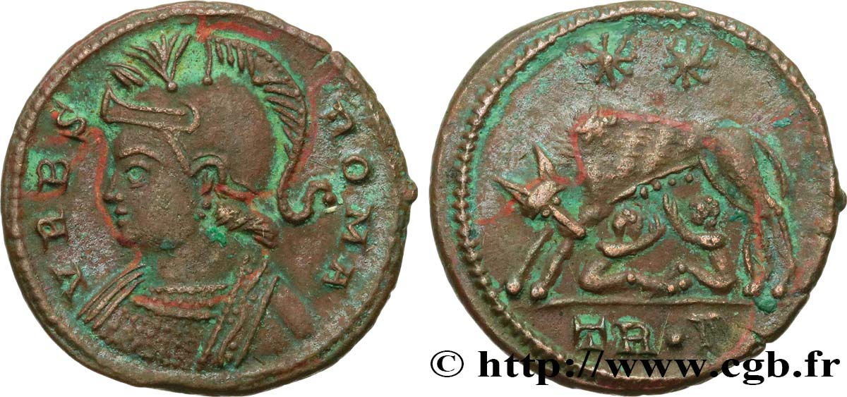 ROMA Centenionalis ou nummus AU