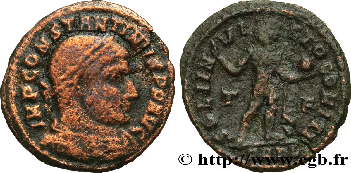 CONSTANTINE I THE GREAT Follis ou nummus VF