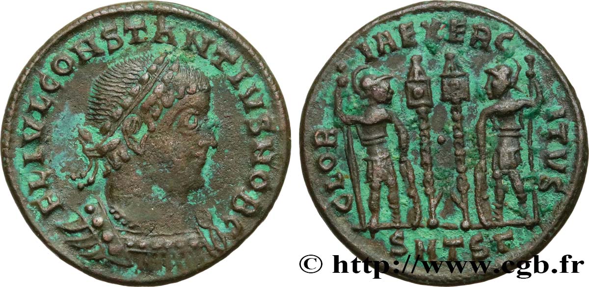 CONSTANTIUS II Centenionalis ou nummus AU