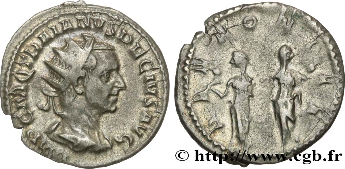 TRAJAN DECIUS Antoninien XF