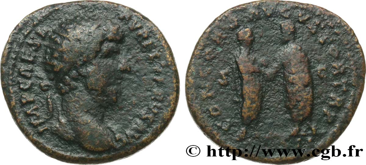 LUCIUS VERUS Dupondius VF