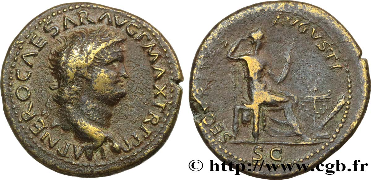 NÉRON Dupondius TTB
